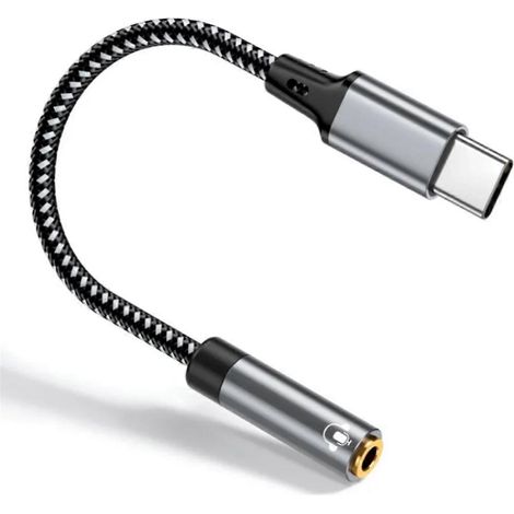 Adaptateur de câble audio USB-C vers jack 3,5 mm pour casque Galaxy (1/4)