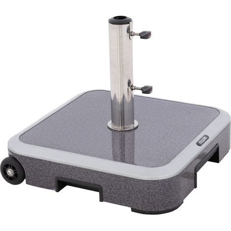 Doppler Expert Trolley Sockel Rollsockel 50 kg Granitoptik 56 x 56 cm 85897EXGT (1/3)