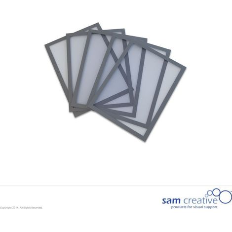 Tableau blanc Fenêtre magnétique A5 gris set 5 pcs