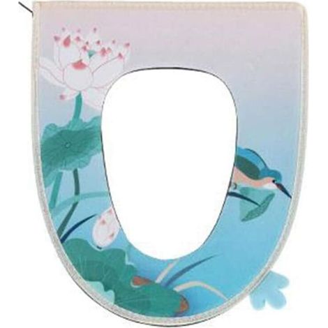 Sièges de toilettes et chaises percées Housse De Siège DeToilette Coussin De Siège De Toilette Siège De Toilette Siège De Fermeture À Glissière Domestique Avec Poignée Siège De Toilette Siège De Toile (1/5)