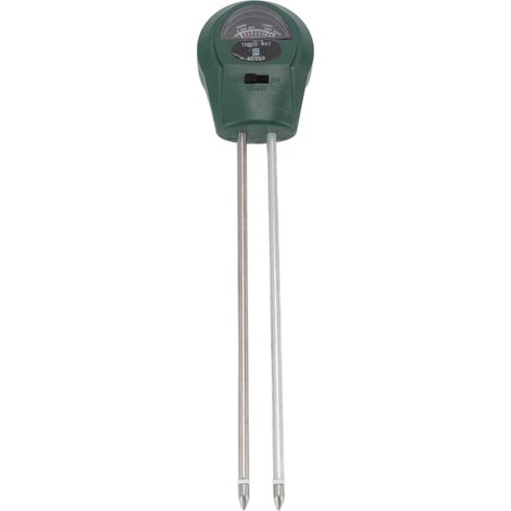 Testeur d'humidité du sol 3 en 1 à double sonde, détecteur de lumière solaire et de pH pour le jardinage et l'agriculture (1/5)
