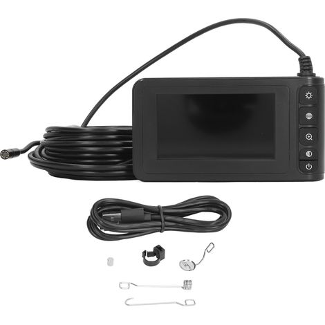 Industrielles Endoskop mit 1080P-Auflösung, 8-mm-Rohrinspektionskamera, 4,3-Zoll-IPS-Bildschirm, 178°-Betrachtungswinkel, IP67 wasserdicht, LED-Beleuchtung.