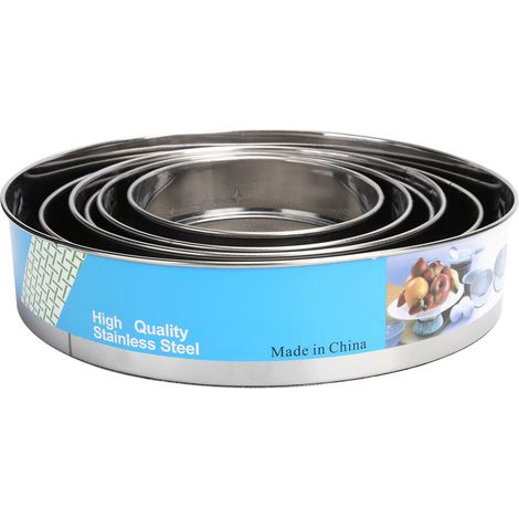 Ensemble de 6 Tamis à Farine en Acier Inoxydable, Filtre à Maille Fine, Accessoire de Cuisine Pratique (1/5)