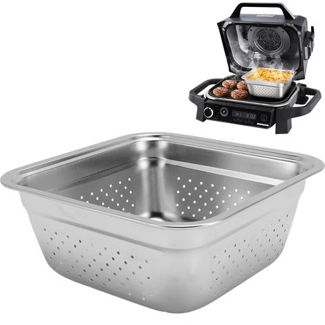 [Panier de grillade barbecue] pour OG701 Quart 4 acier inoxydable 304 antiadhésif externe grillage friture panier légumes viandes (1/5)
