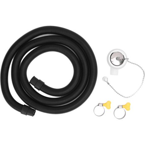 Ortviai Kit de Raccord d'Évacuation pour Évier de Camping-car – Acier Inoxydable, Angle Droit, Étanchéité Optimale