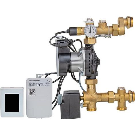 Unité régulation chauffage au sol Easyflow Clima mélangeur 3 voies Wilo Para 15 8 iPWM  Caleon