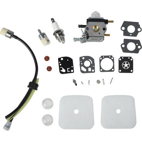 Carburateur pour motoculteur Mantis 7222 7225 7230 7234 7920 7924, remplace C1U-K54A C1U-K17 C1U-K27, compatible avec moteur 2 temps SV-5C SV-6 modèles 12520013123 125200123 1252001123 (1/5)