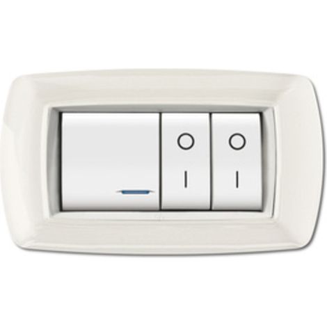 PLACCA LIFE LIVING PLAST BIANCO 4P CORNICE BIANCO