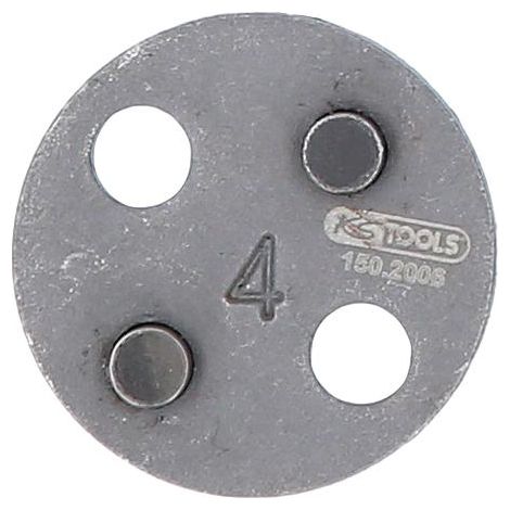 KS Tools 150.2006 Adattatore per utensile per la lavorazione dei pistoncini dei freni n. 4, Ø 32mm