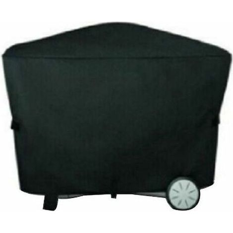 KZQ 1 pieza, Funda para parrilla, Funda para barbacoa, Funda a prueba de polvo, agua y lluvia, 112,4  64,1  395,6 cm, Negro (1/5)