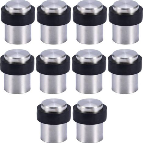 10 X Butoir de Porte de Sol 4.6 cm en Acier Inox Arrêt de Porte Butoir Bloque Porte (1/5)