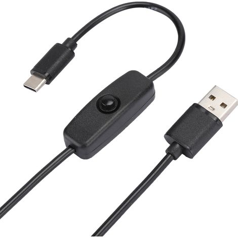 Lot de 3 adaptateurs secteur 5V3A USB-C avec interrupteur pour Raspberry Pi 4B