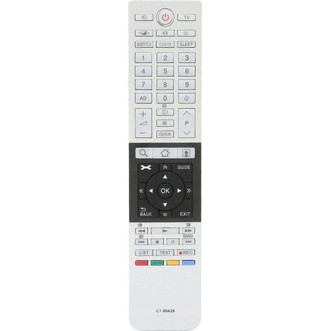 Télécommande universelle Toshiba CT 90430 CT 90429 CT 90427 CT 90428 CT 90444 pour téléviseurs 4K UHD (1/5)