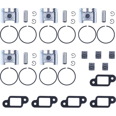 Jeu de 5 joints de silencieux de roulements de piston de 42,5 mm pour Stihl MS250 MS 250 025 pièces de moteur de tronçonneuse (1/5)