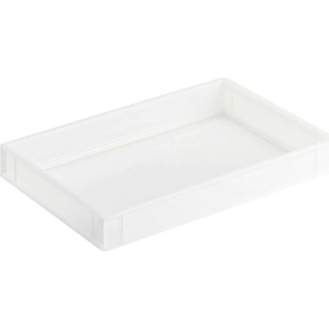 Alutec 05035 Scatola in plastica adatto per alimenti (L x A x P) 600 x 75 x 400 mm Bianco 1 pz.