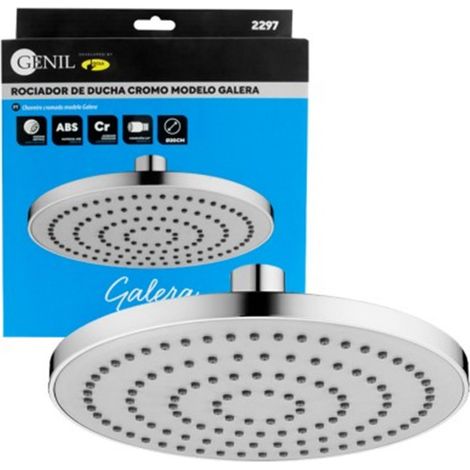 Pommeau de douche chromé, modèle Galera, GENIL (1/5)
