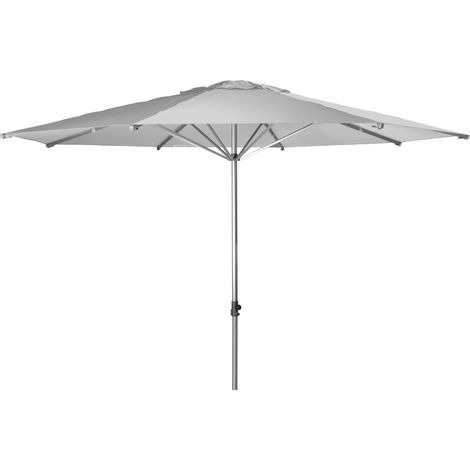 Doppler Sonnenschirm "Alu Expert Teleskop" Ø400 cm, inkl. Schutzhülle, grau, Bezug aus 100% Polyester, Gestell aus Aluminium, Gewicht 21 kg (1/5)