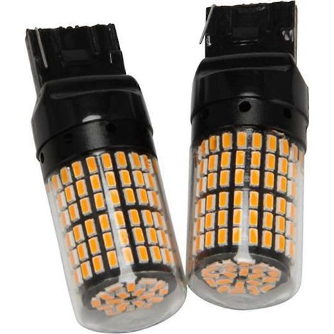 unidades de luces de marcha atrás e intermitentes Canbus T20 7440 súper brillantes, edición 0621 (1/4)