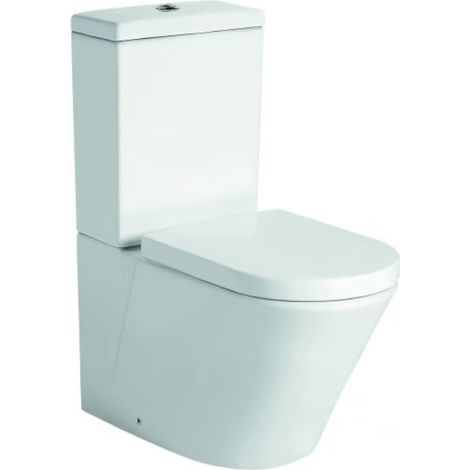BERNSTEIN - WC à poser CT1099 - arrivée d'eau en haut - avec abattant Soft-Close (1/5)