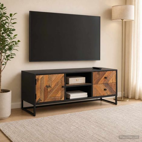 vidaXL Mobile TV con cassetto con archiviazione 105 x 30 x 40 cm (1/5)