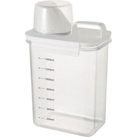 Dosatore per detersivo da 1800 ml,Contenitore sigillato a prova di perdite per detersivo,Dosatore per detersivo in polvere (1/5)