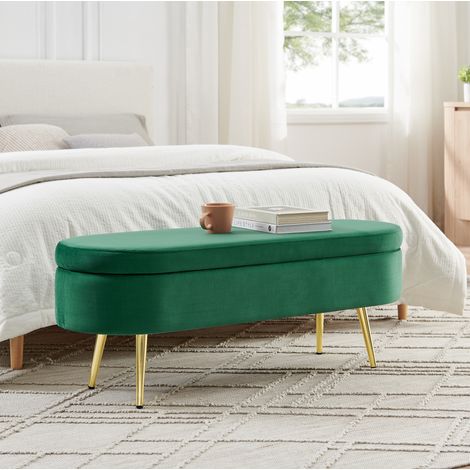 mobile contenitore 110x40x42cm 20L velluto verde HAVRYA (1/5)