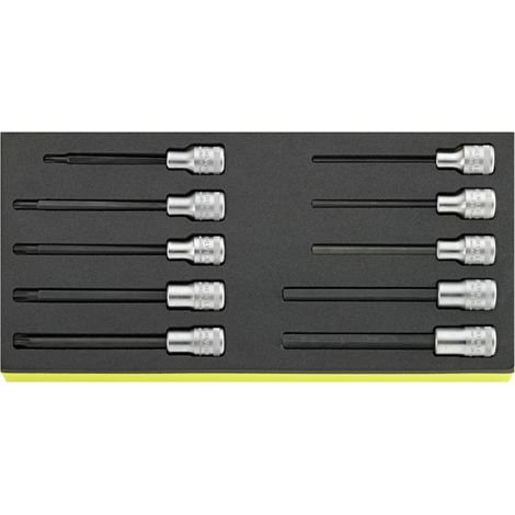 STAHLWILLE 96838760 - jeu de clés à douille  1/2 pouces TCS 1054/2054/10