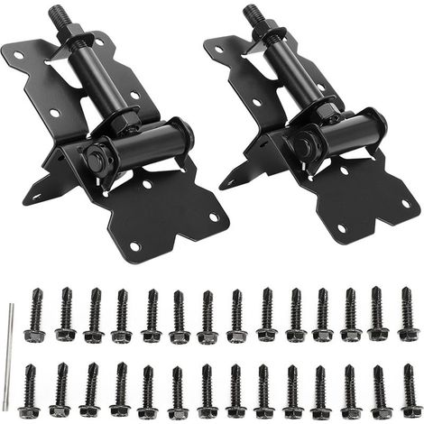 2 Charnières en Acier Inoxydable pour Portail de Jardin, Gonds Extérieurs Robustes, Accessoires Quincaillerie pour Clôture et Porte d'Extérieur (1/5)