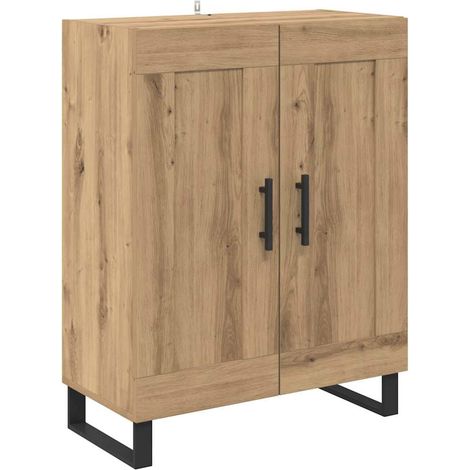 Maison Exclusive - Vitrina Roble artesanal 69,5 x 34 x 90 cm