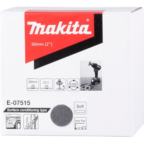 Disque de nettoyage Makita Very Fine/Soft 50 mm 25 unités
