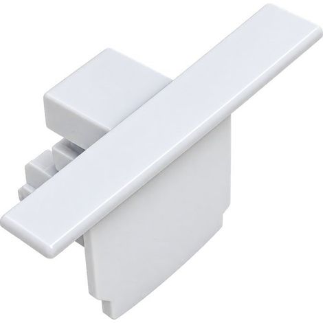 Embout de Fermeture pour Rail Encastrable Triphasé Blanc - SILAMP (1/2)
