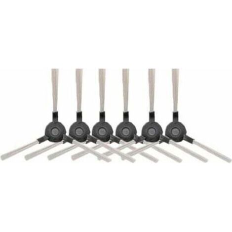 6 Pièces Brosses Latérales Robot Aspirateur Nettoyant Pièces pour Amibot Pure, Pulse et Prime,AMIBOT Prime H2O,AMIBOT Pure H2O,