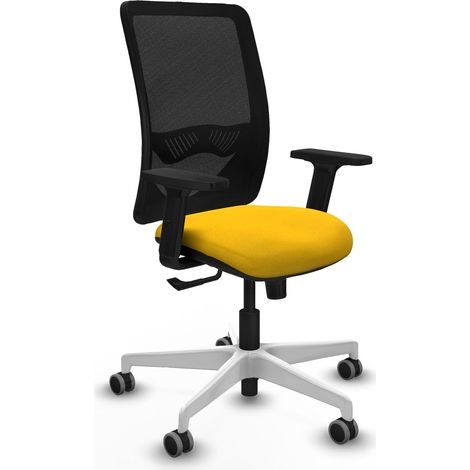 Chaise de bureau piqueras y crespo Zulema noir mousse découpée (1/2)