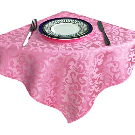 Serviette De Table - Jacquard Damassé - Polyester Imperméable Anti-Taches - 48 X 48 Cm - Lot De 10 (1/5)