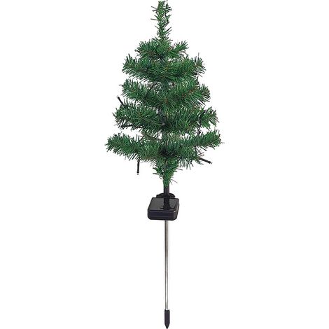 Guirlande lumineuse sapin de Noël solaire LED colorées étanche IP65 pour jardin cour patio extérieur décoratif paysager (1/2)