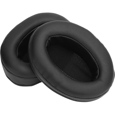 Coques de rechange Brainwavz HM5 - Coussins d'oreille en cuir synthétique noir FYZ-138 (1/5)
