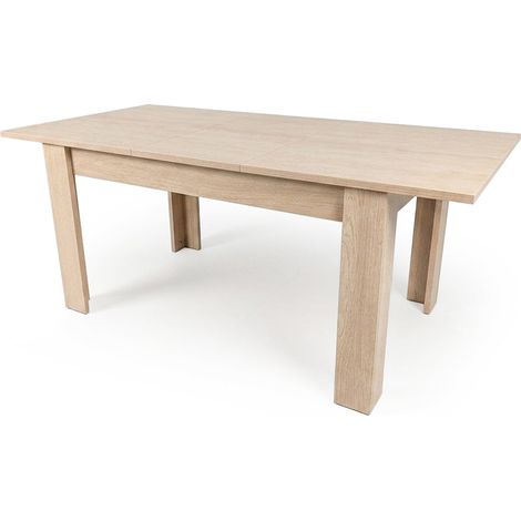 Mesa Extensible de Comedor o Cocina Karen 190cm, Sonoma (1/4)