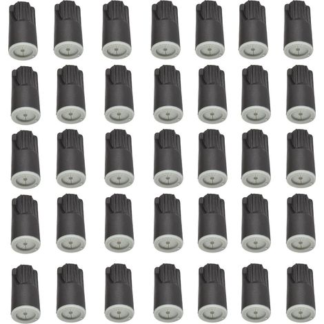 Lot de 35 connecteurs torsadés étanches, connecteurs de fils électriques, bouchons de graisse, écrous d'étanchéité pour l'extérieur (1/3)