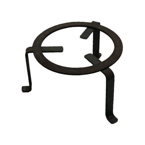 Trípode de hierro con platos de 25 cm – 3 patas – soporte estable – genérico