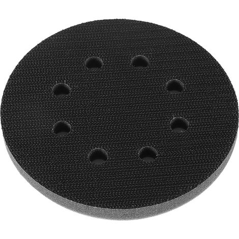 Coussinet d'interface en éponge souple de 125 mm de diamètre pour tampons de ponçage (8 trous) (1/5)