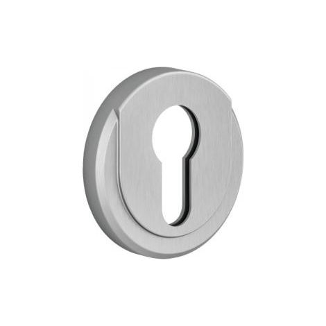 Set di rosette rotonde Vercy AH200 Key i BEZAULT acciaio inox spazzolato - 204805