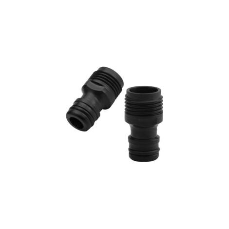 Conector de grifo con rosca macho de 1/2 pulgada para manguera de jardín, conector de grifo, conector rápido (paquete de 2) - Crezuo