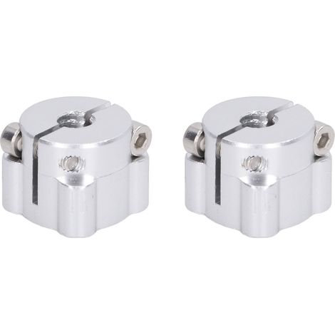 2 brides de serrage 8mm en alliage d'aluminium haute charge, collier d'arbre rond 3310‑0016‑5008, pièces de fixation pour axe (1/5)