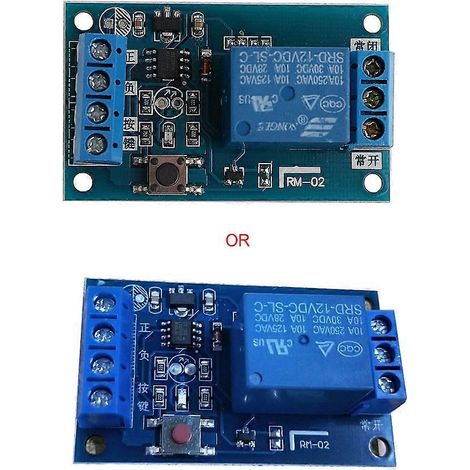 Module relais bistable 12 V Bond, interrupteur marche/arrêt autobloquant pour modification automobile (1/5)