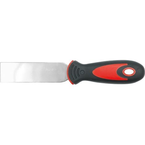 Spatola in acciaio inox da 60 mm, manico bicolore / 05914 / vorel