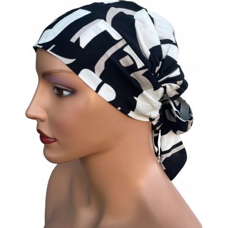 Turban Eva x-1 geknitterter Schal aus Viskose, auch nach der Chemotherapie (1/5)