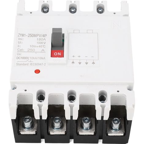 DC-Miniatur-Leistungsschalter 4P Solar-Trennschalter Schutzschalter Batterieschutzschalter Isolator 1000V 180A (1/5)