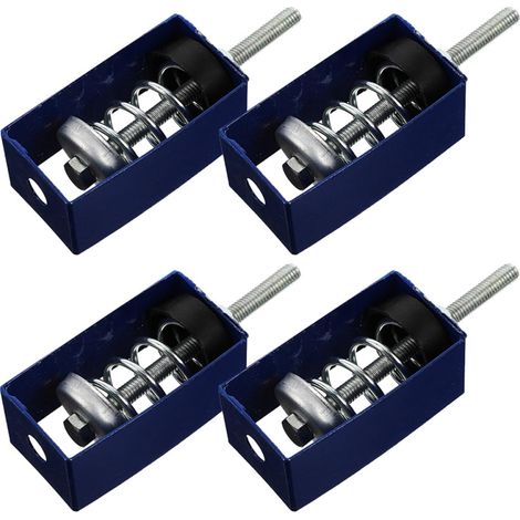 4pcs Support D'amortissement Suspendu Plafond et Isolateurs de Ressorts en Acier Galvanisé Caoutchouc Vibrations et Bruit Lieux Commerciaux et Domestiques (1/5)