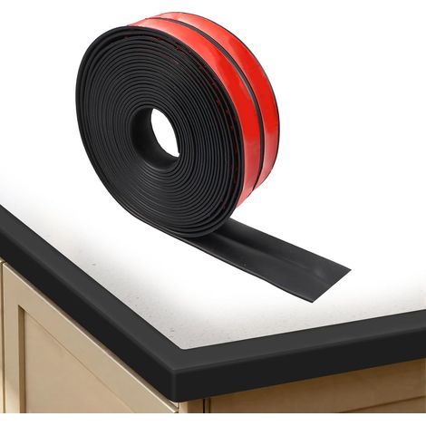 Moulures décoratives autocollantes de protection des bords - 4 cm x 6 m - Étanche et sans résidus - Pour mur, cuisine, salle de bain et carrelage - Protection des coins, revêtement mural (1/5)
