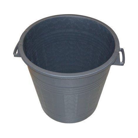 Bidone contenitore immondizia con coperchio multiuso nero 100 litri (1/6)